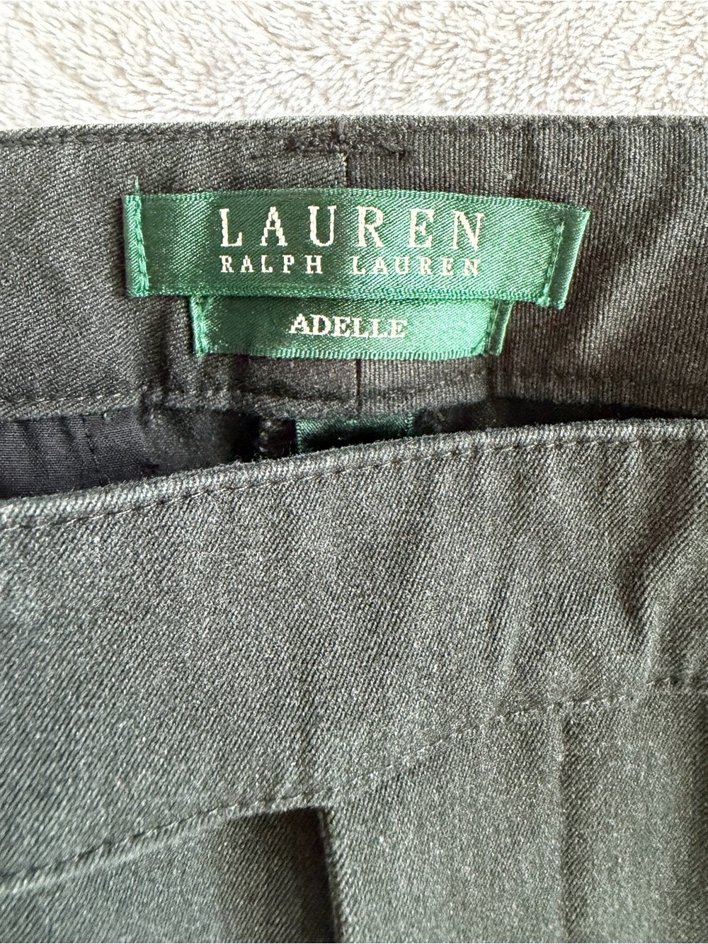 Lauren Ralph Lauren Heather Green / Dark Brown Pants - Picture 4 of 7